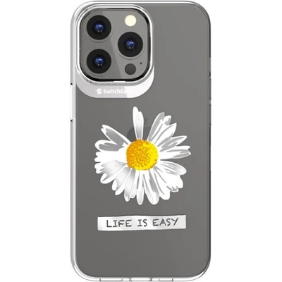 SwitchEasy Калъф за Apple iPhone 13 Pro, хибриден, SwitchEasy Artist Daisy Case (GS-103-209-208-88), цвете (GS-103-209-208-88)