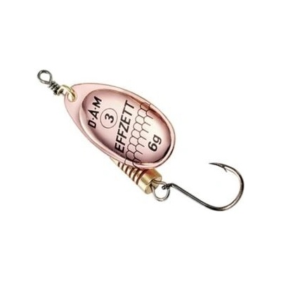 Dam Blyskáč Effzett Spinner With Single Hooks Sinking Copper veľ.1 3g