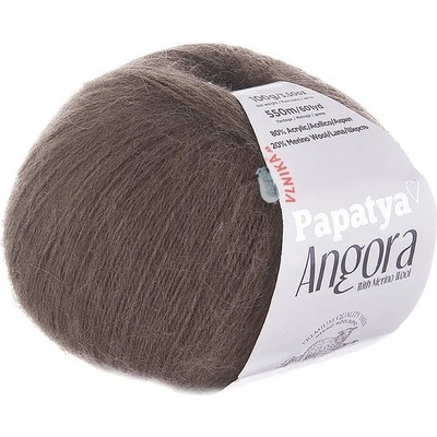 Příze Angora Merino 9270 hnědošedá
