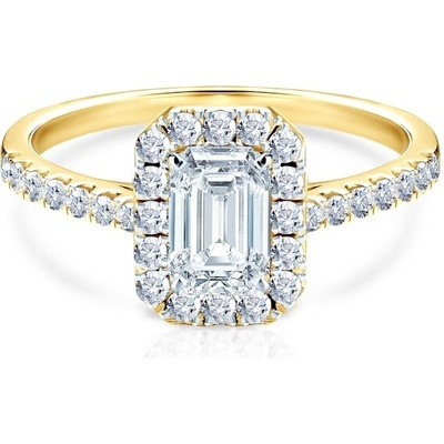 Savicky zásnubní prsten žluté zlato diamant RE16192EG05Z