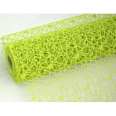 Organza pavučina crude - zelená - 50 cm/ 4,5m – Zboží Mobilmania