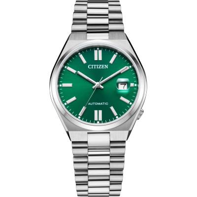 Citizen Мъжки часовник CITIZEN Tsuyosa Automatic NJ0150-81X, Сребрист / Зелен (CITNJ0200-50M)