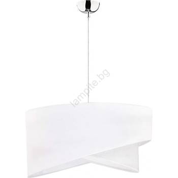 Duolla - Пендел CELLO 1xE27/40W/230V Ø 45 см бял/сребрист (DU8333)