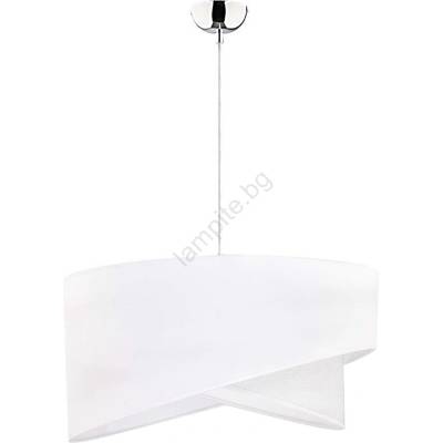 Duolla - Пендел CELLO 1xE27/40W/230V Ø 45 см бял/сребрист (DU8333)