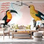 Art Gift Decor Фототапет - Тукан и папагал
