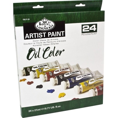 Royal & Langnickel Oil Paints Комплект маслени бои 24 x 21 ml 24 бр (OIL21-24)