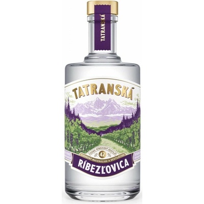 Tatranská Ríbezľovica 42% 0,7 l (čistá fľaša)