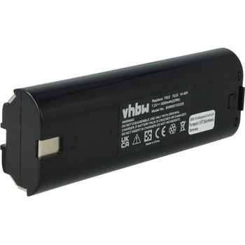VHBW Батерия за Makita 7000 / 7001 / 7003 / 7033, 7.2 V, 3.0 Ah (800103329)