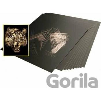 Essdee Škrabací folie zlatá 10 ks