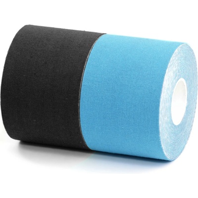 BronVit Sport Kinesio Tape set 2 x černá/modrá 5 cm x 6 m