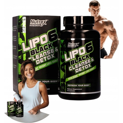 Nutrex Lipo 6 Black Cleanse&Detox 60 kapslí