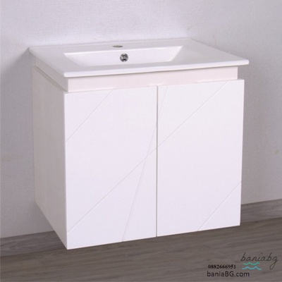 Inter Ceramic Долен конзолен pvc шкаф за баня icp 6046 w