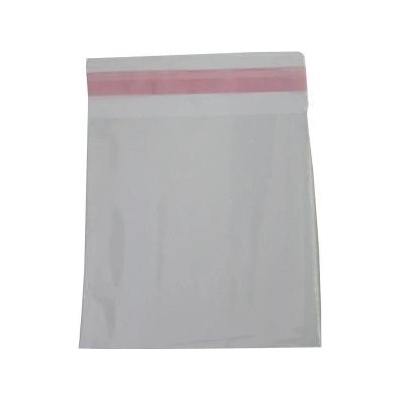 Obálka na 1 ks CD, polypropylén, priehľadná, s lepiacou klopou, 17*12.8cm/13*12.8cm, 100-pack, cena za 1 ks