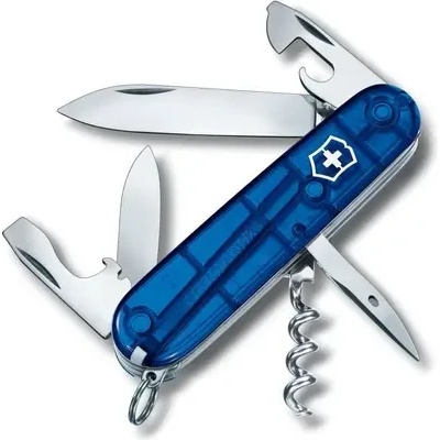 Victorinox Швейцарски джобен нож Victorinox Spartan, син прозрачен (1.3603.T2)