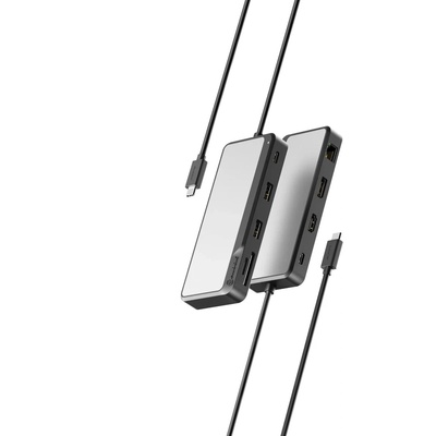 ALOGIC FUPHDDP1 докинг станция Жичен USB 3.2 Gen 1 (3.1 Gen 1) Type-C Сив (FUPHDDP1) (FUPHDDP1)