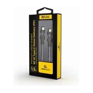 Gembird CC-USB2B-CMCM60-1.5M Premium Charging and Data Cable 60W Type-C Power Delivery PD 1.5m