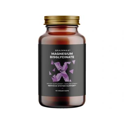 BrainMax Magnesium Bisglycinate®, 90 растителни капсули