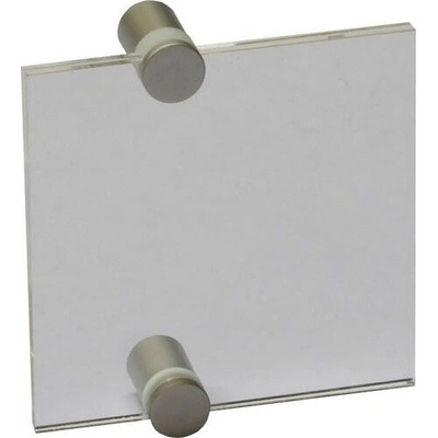 Informační dveřní tabulka Crystal Sign, 105 x 105 mm