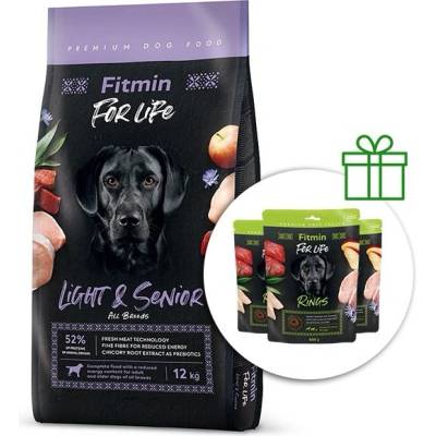 Fitmin FOR LIFE Light & Senior 12 kg + 3x Fitmin For Life Rings БЕЗПЛАТНО