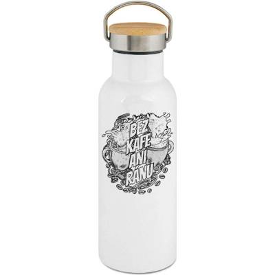 123TRIKO termoska Bez kafe ani ránu, V1, černý potisk 500 ml vtipné