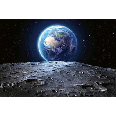 DIMEX ART Флизелинов фототапет синя планета 375 x 250 см