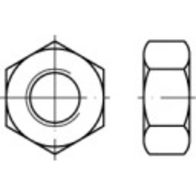 TOOLCRAFT TO-5449842 šestihranné matice M12 DIN 934 mosaz 250 ks