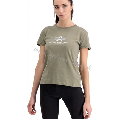 Alpha Industries New Basic T Wmn dámske tričko zelená