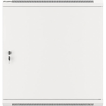 Lanberg rack cabinet 19" wall-mount 12U/600x450 for self-assembly with metal door grey (flat pack) (WF01-6412-00S)