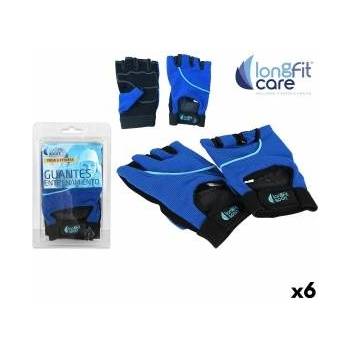 LongFit Sport Тренировъчни Ръкавици LongFit Sport Longfit sport Син/Черен