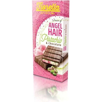 Fiorella Angel Hair mléčná s pistáciemi 150 g