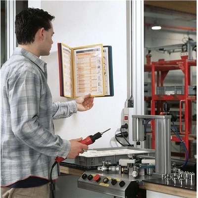 Durable Vario nástěnný držák s 10 barevnými kapsami A4 – Zboží Živě