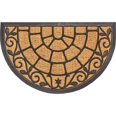 Hanse Home Collection Mix Mats Cocos 105559 Hnedá půlkruh 45x75 cm