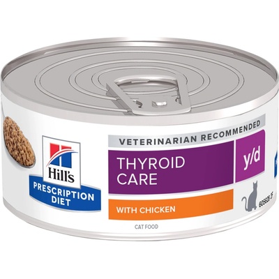 Hill's Prescription Diet y/d Starostlivosť o štítnu žľazu 6 x 156 g