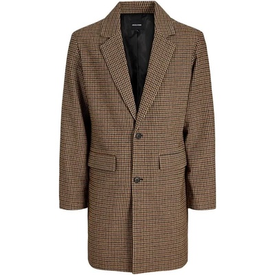 Jack & jones Палто Jack & jones Harris coat - Brown (Crockery / Houndstooth)