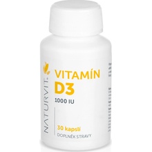 NaturVit Vitamin D3 1000 IU, 30 ks