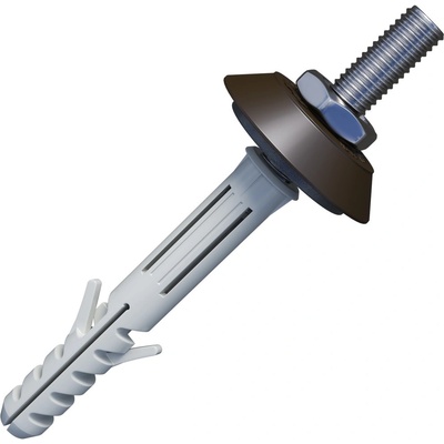 ZOFITHERM HZ hmoždinka do zdiva s krytkou pro šroubovací objímky svodu - Hnědá 8017 – Hledejceny.cz