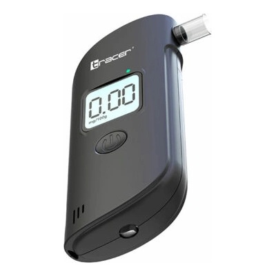 Tracer BreathEZ-1, LCD дисплей, 3 измервателни единици, Функция памет, Елементарен, Черен, Дигитален алкотест (TRAALC47556)
