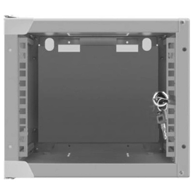 Lanberg rack cabinet 10" wall-mount 4U - 280x310 for self-assembly (flat pack), grey (WF10-2304-10S)