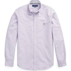 Ralph Lauren Риза с дълъг ръкав Polo Ralph Lauren Men's Slim Fit Oxford Long Sleeve Shirt - Thistle
