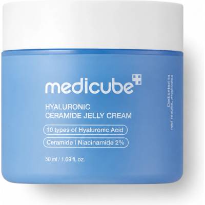 medicube Интензивно хидратиращ крем-желе за лице с хиалуронова киселина Medicube Hyaluronic Ceramide Jelly Cream 50ml
