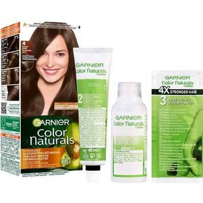 Garnier Color Naturals Créme дълготрайна подхранваща крем-боя за коса 40 ml нюанс 4 Natural Brown за жени