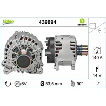 Alternátor VALEO 439894