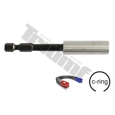 TRIUMF Magnetický držiak bitov úderový 1/4", dĺžka 80mm