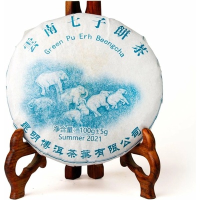 Elephant Green Puer Bing 100 g