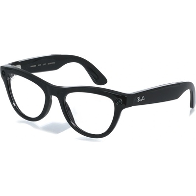 Meta RAY-BAN Meta Skyler (Standard) Smart Glasses (Gen 2) - Shiny Black, Clear to Amethyst Transitions