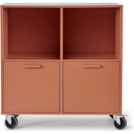 Hammel Furniture Тухленочервен подвижен скрин Keep by Hammel - Hammel Furniture (950911830)