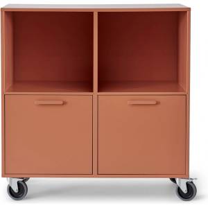 Hammel Furniture Тухленочервен подвижен скрин Keep by Hammel - Hammel Furniture (950911830)