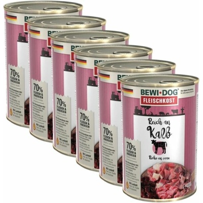 Bewi dog Adult Teľacie 6 x 400 g