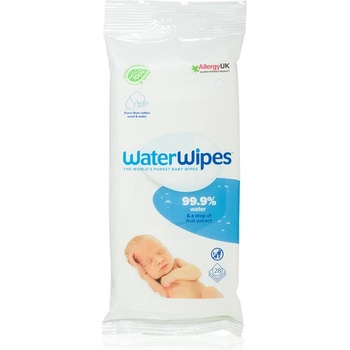 WaterWipes Water Wipes Baby Wipes нежни мокри кърпички за бебета 28 бр