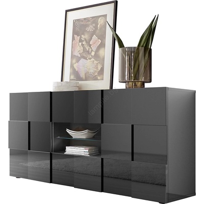 mc Akcent Комод serian в цвят антрацит (mc0048)